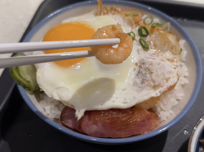 台湾グルメ 蝦ご飯 台湾ブログ 台湾生活