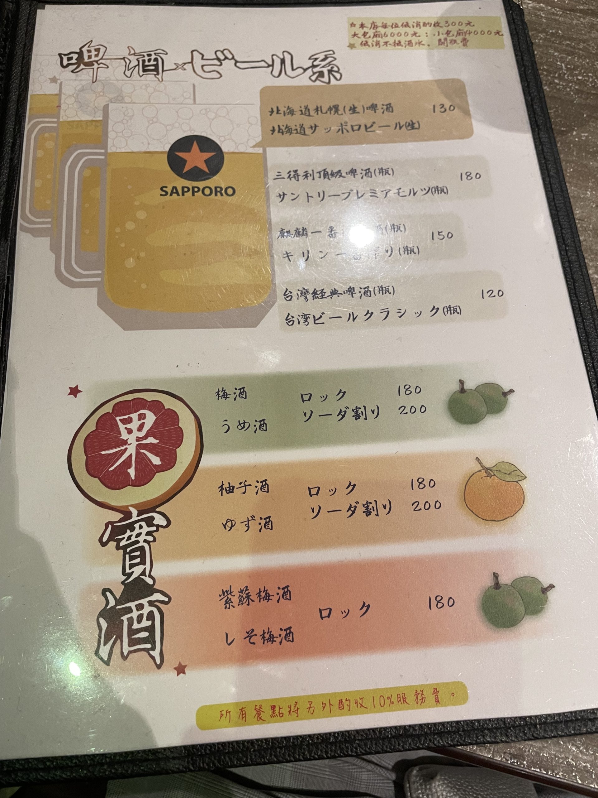 台湾居酒屋　台湾遊まっぷ 台湾グルメ